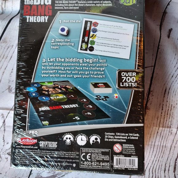 2017 Geek Out "The Big Bang Theory" NEW - Picture 2 of 4